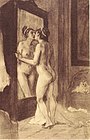 Félicien Rops, Narcissisme, vers 1880