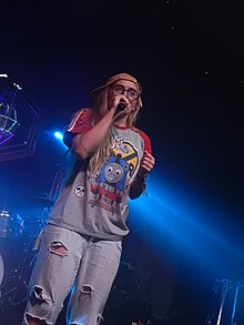 G Flip performing in 2018