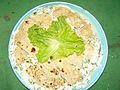 Ghalmandi with cottage cheese and herbs from Chitral