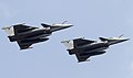Dassault Rafale perform a flyby at Aero India 2021