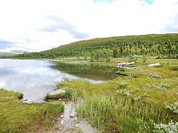 View of the lake Hafsenn