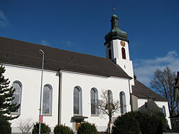 Heiligkreuzkirche, den katolska kyrkan i Kirchberg