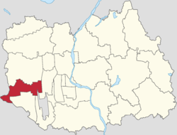 Location of Houshayu Area within Shunyi District