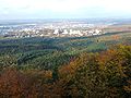 Blick vom Humbergturm auf Kaiserslautern