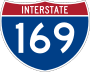 Interstate 169 marker