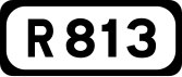 R813 road shield}}