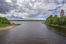 Место впадения в Волгу.