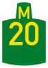 Metropolitan route M20 shield