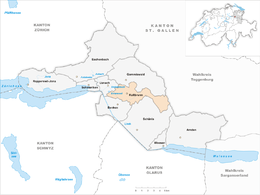 Kaltbrunn – Mappa