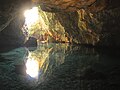 Underground water flowing out of the Katafygi Vatsinidi Caves, Peloponnese, Greece