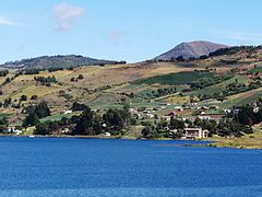 Clima templado de montaña en el Lago de Tota