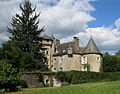 Façade du château de Laborie.