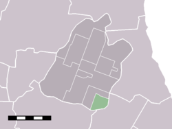 The statistical district of Zuidoostbeemster in the former municipality of Beemster.