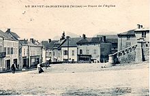 Place de l'église vers 1940