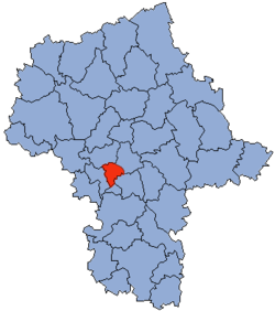 Location within the voivodeship