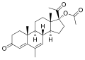 Megestrol acetate (progestin, antineoplastic, appetite stimulant)