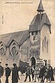 L'église de Merlimont-plage vers 1920.