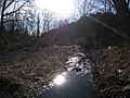 Mill Creek viewed from Trinity Road (County Route 220/11) bridge at Junction