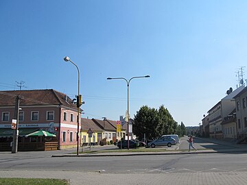 Centre de Mutěnice.