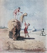 Rye Harvesting (watercolor sketch, State Tretyakov Gallery)