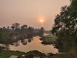 Nakatiya river between Thiriya and Bareilly Cantt