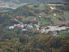 Notre-Dame du Laus depuis le Puy Maurel