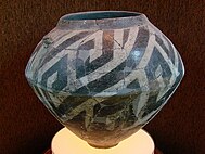 Vaso neolítico del sexto milenio aC. Museo Stara Zagora, Bulgaria.