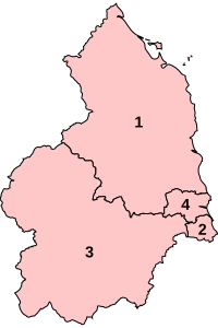 Parliamentary constituencies in Northumberland (1997-2010)