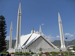 Elevation view of the mosque