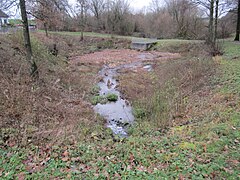 Fünfter Teich durch den der Bach fließt