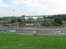 Rapids in front of the bandstand