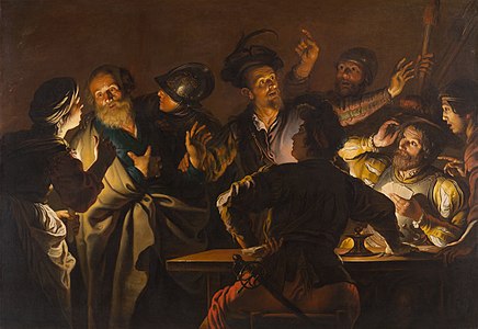 The Denial of St. Peter, at and by Gerard Seghers