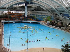 World Waterpark in Edmonton, Alberta, North America's largest indoor water park