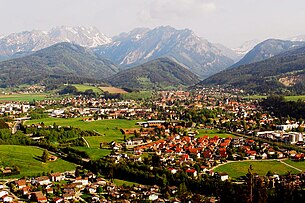 Blick auf Trofaiach von Süden