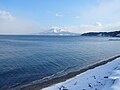 八雲町南部から北海道駒ヶ岳を望む