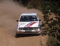 Philipe Wambergue remporte le Rallye des 1 000 Pistes 1983 avec La Visa Mathiot (la première Visa 4x4 à moteur avant)