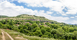 Panoramic view of the village