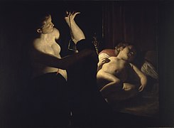 Cupido y Psique (c. 1638-1642), de Trophime Bigot, Museo Soumaya, Ciudad de México