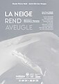 Affiche exposition temporaire " La Neige rend aveugle " - Musée Pierre-Noël, 2024.