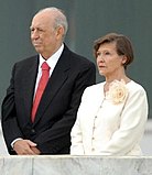 Vice-presidente José Alencar e a segunda-dama Mariza Gomes. 2003–2011