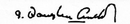 Firma di Ian Douglas Smith