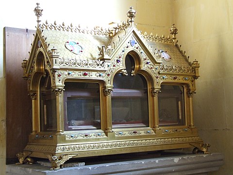 The reliquary of Saint-Eusèbe