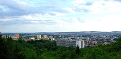 View of Židenice from Brno-Vinohrady