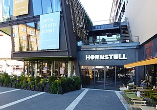 Entrén till handelsplatsen "Hornstull"