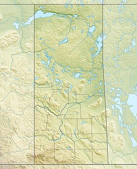 voir sur la carte de la Saskatchewan