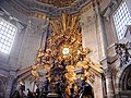 The Cathedra Petri, or throne of St. Peter, in 2005.