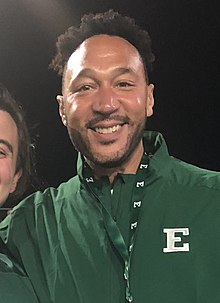 Charlie Batch from about the chest up smiling.