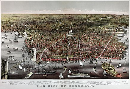 Brooklyn in 1879, by C.R. Parsons (edited by Durova)