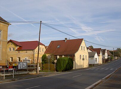 Draženov : rue principale.