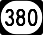 Kentucky Route 380 marker